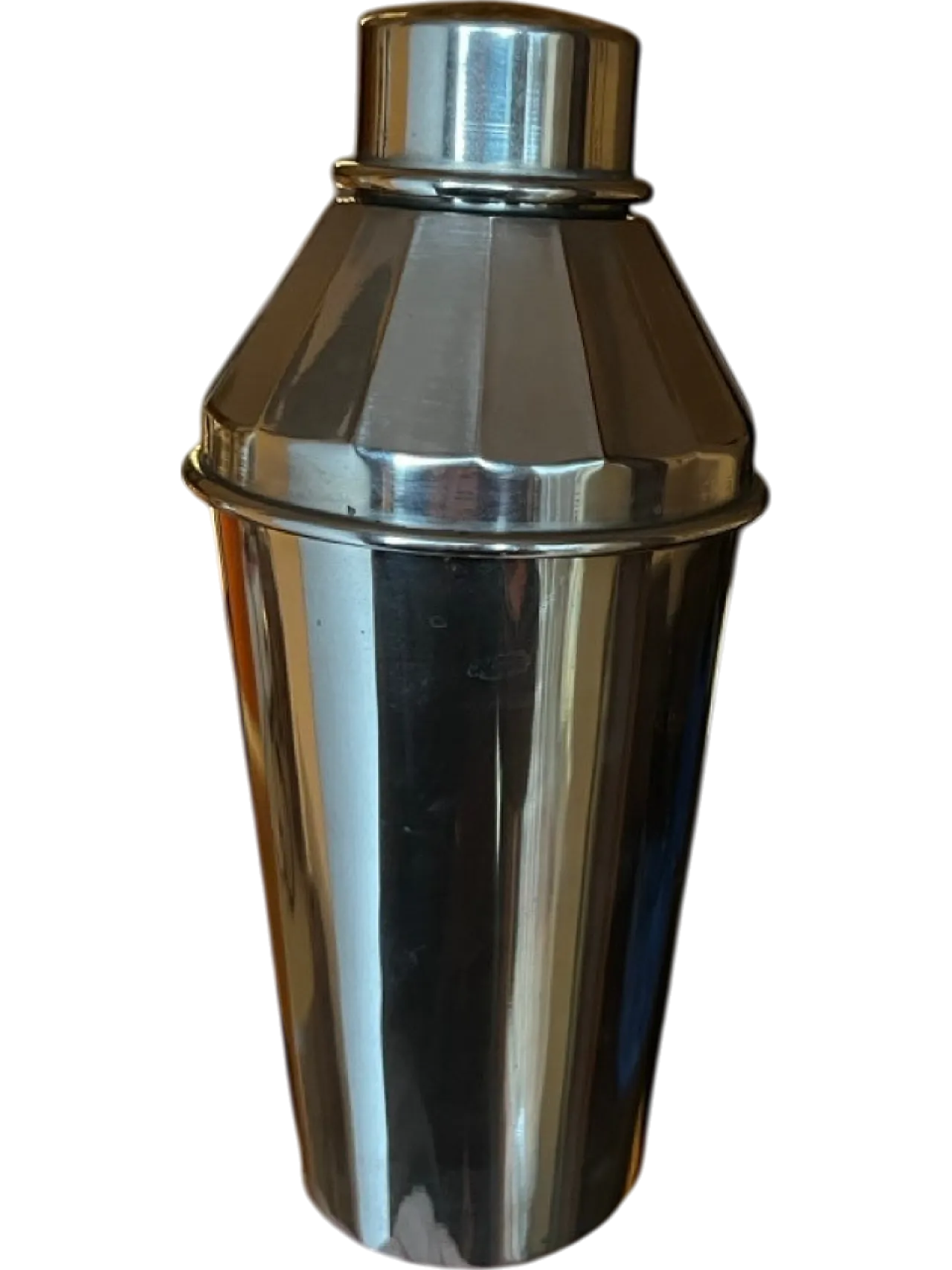 R. Pagni, Art-deco French silver plated shaker, 1930s 7