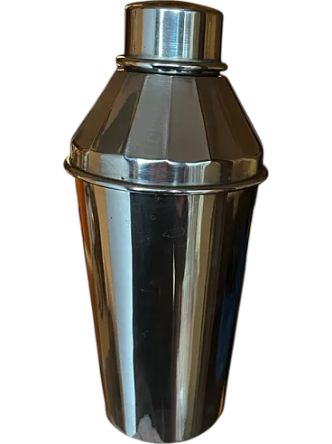 R. Pagni, Art-deco French silver plated shaker, 1930s