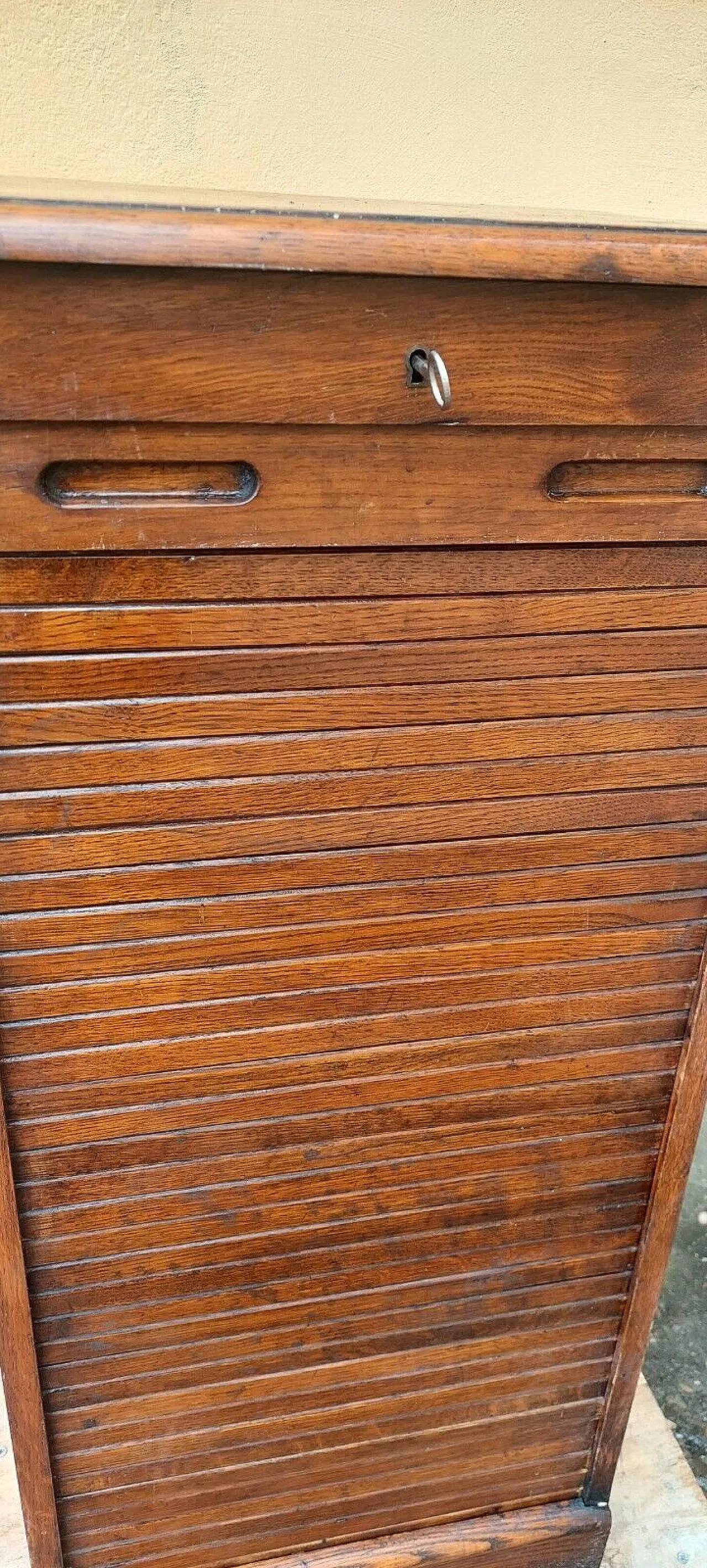 Solid oak filing cabinet, early 20th century 3