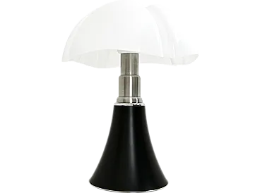 Black Pipistrello table lamp by Gae Aulenti for Martinelli Luce, 80s