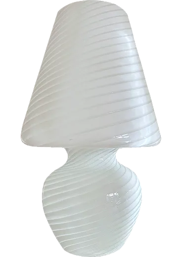 Large Murano Mushroom Lamp, 70s