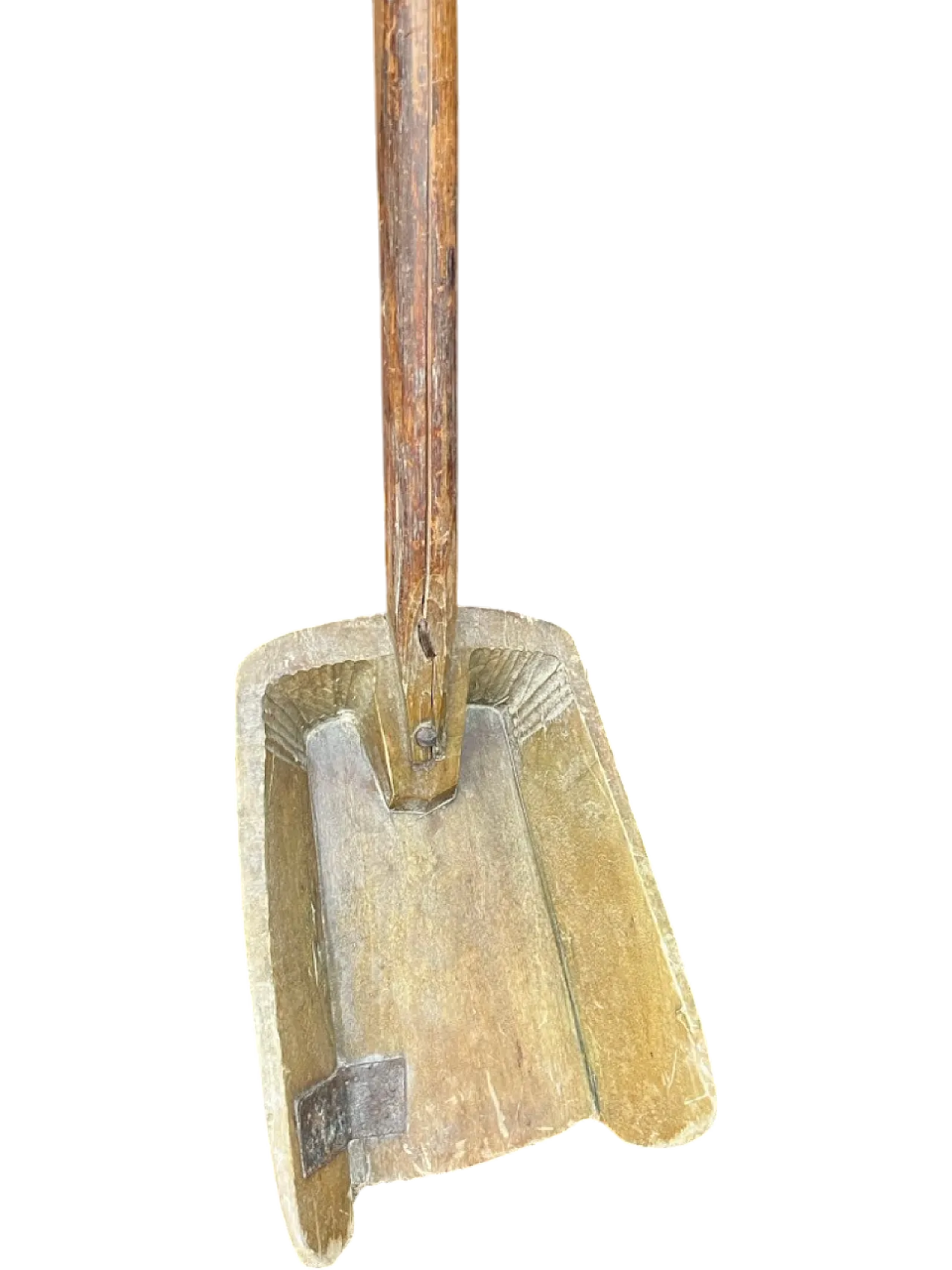 Rustic Grain shovel in wood, Italy, early 20th century 6