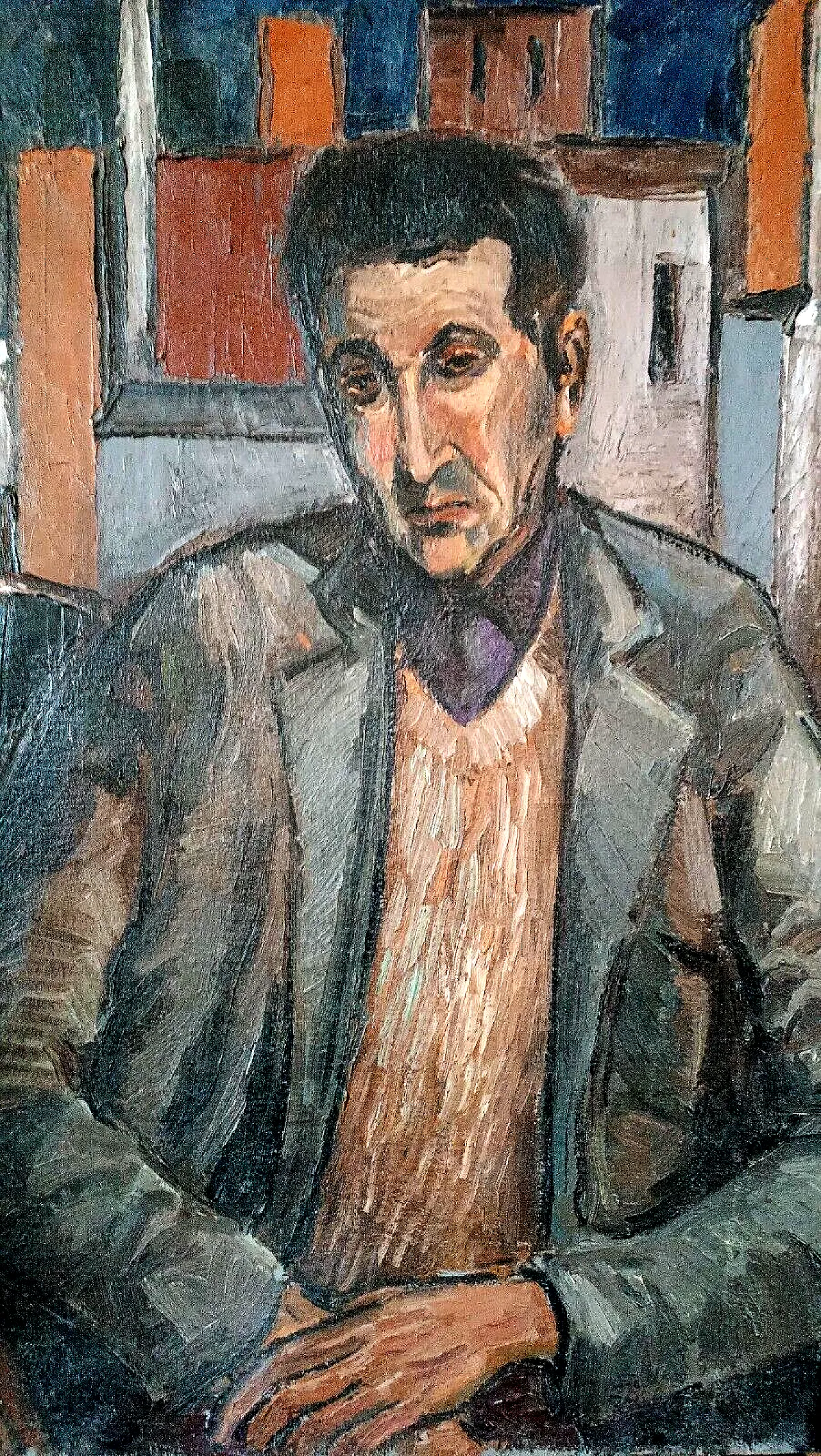 Portrait of Renato Guerrini, oil on canvas, 20th century 10