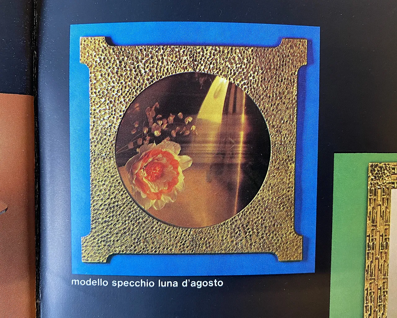 Specchio da parete modello Luna d’Agosto di Luciano Frigerio, anni '70 16