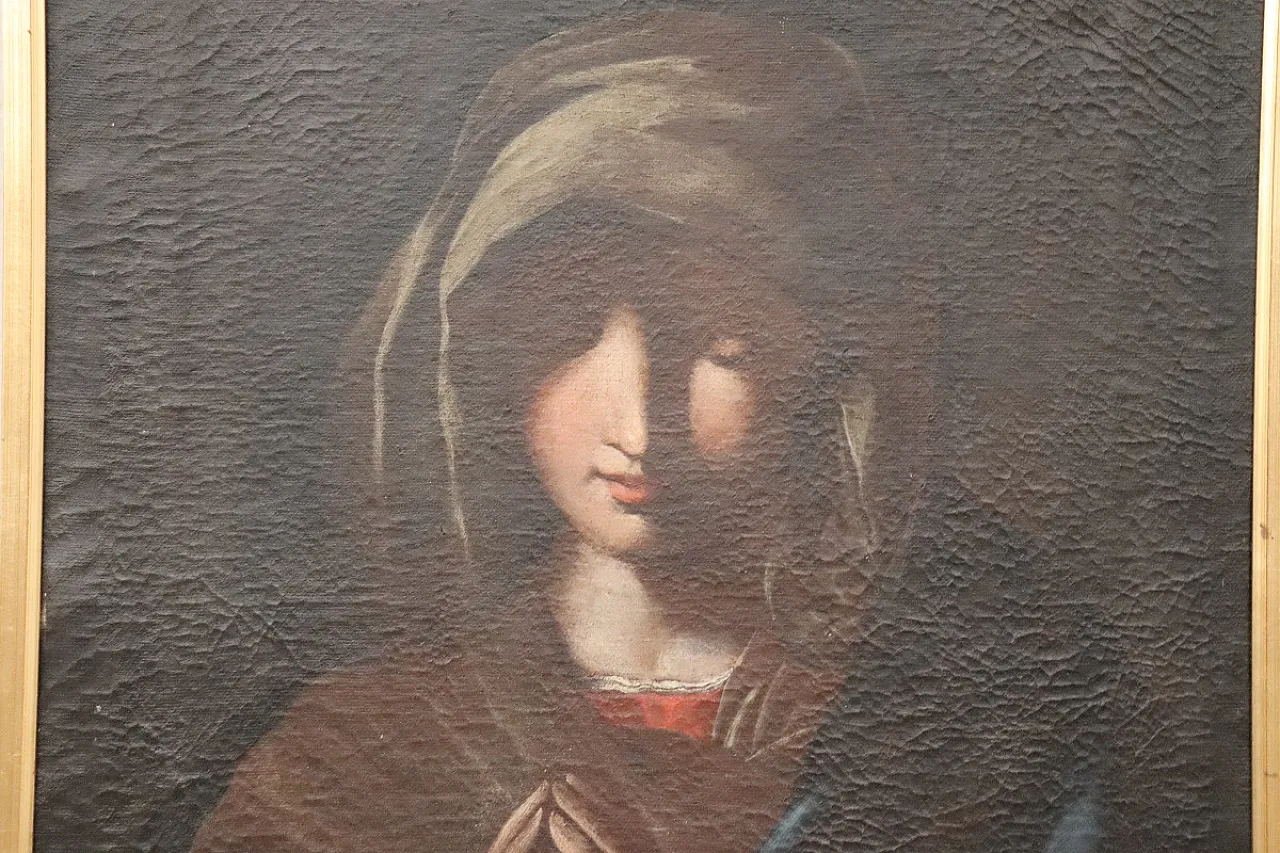 Da Sassoferrato, Madonna in preghiera, olio su tela, '700 4