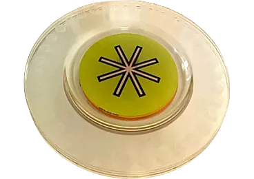 4 plates decorated by Karim Rashid for Egizia, 1980s