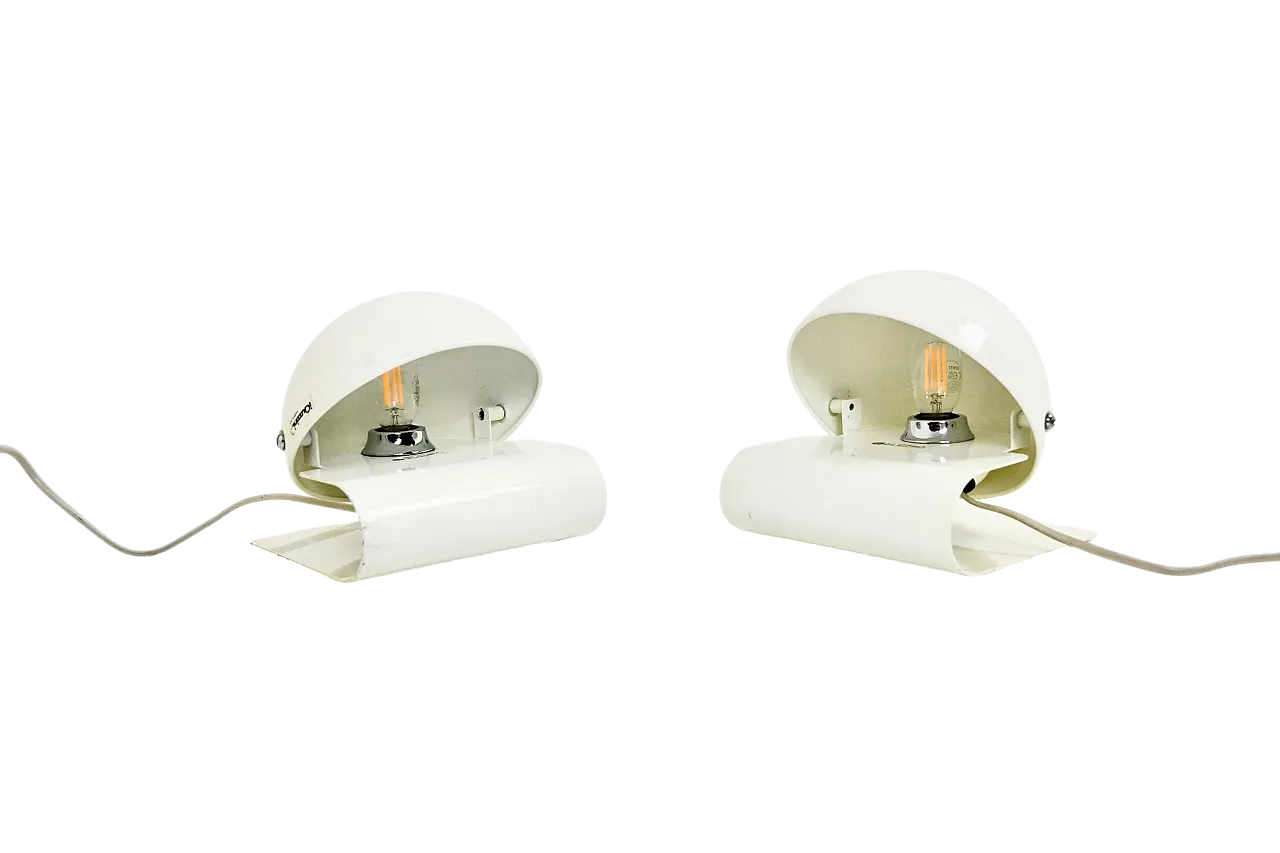 Pair of Bugia table Lamps by Giuseppe Cormio for IGuzzini, 70s 11