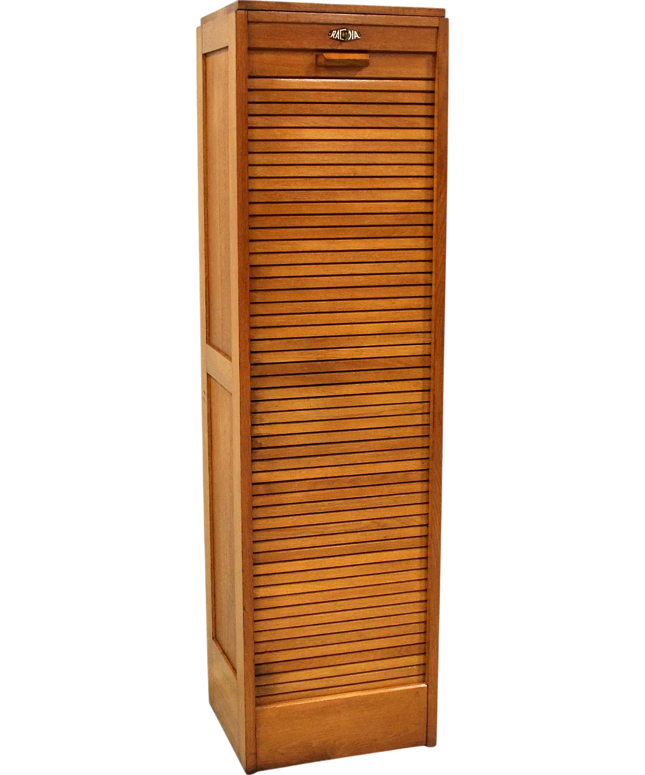 Filing archive filing cabinet with oak shutter, early '900 10