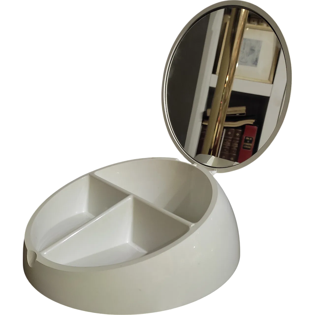 Mirror with storage compartment by M: Hasuike for Gedy, late 1970s 9