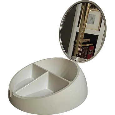 Mirror with storage compartment by M: Hasuike for Gedy, late 1970s