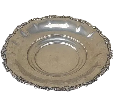 Silver centrepiece tray, 19th century