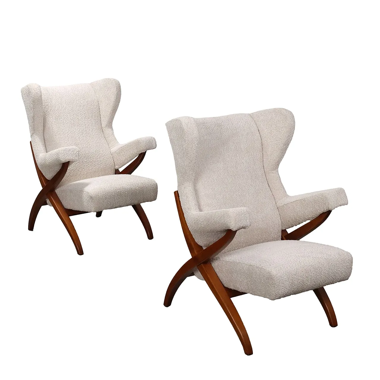 Pair of Fiorenza armchairs by Franco Albini for Arflex, 20th century 1