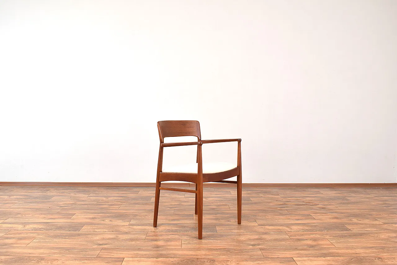 Danish Teak Armchairs by Henning Kjærnulf for Korup Stolefabrik, 1960s 5