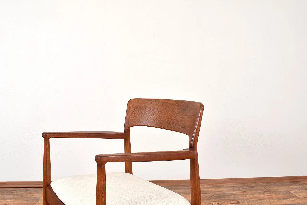 Danish Teak Armchairs by Henning Kjærnulf for Korup Stolefabrik, 1960s 11