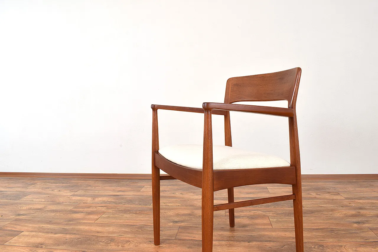 Danish Teak Armchairs by Henning Kjærnulf for Korup Stolefabrik, 1960s 12