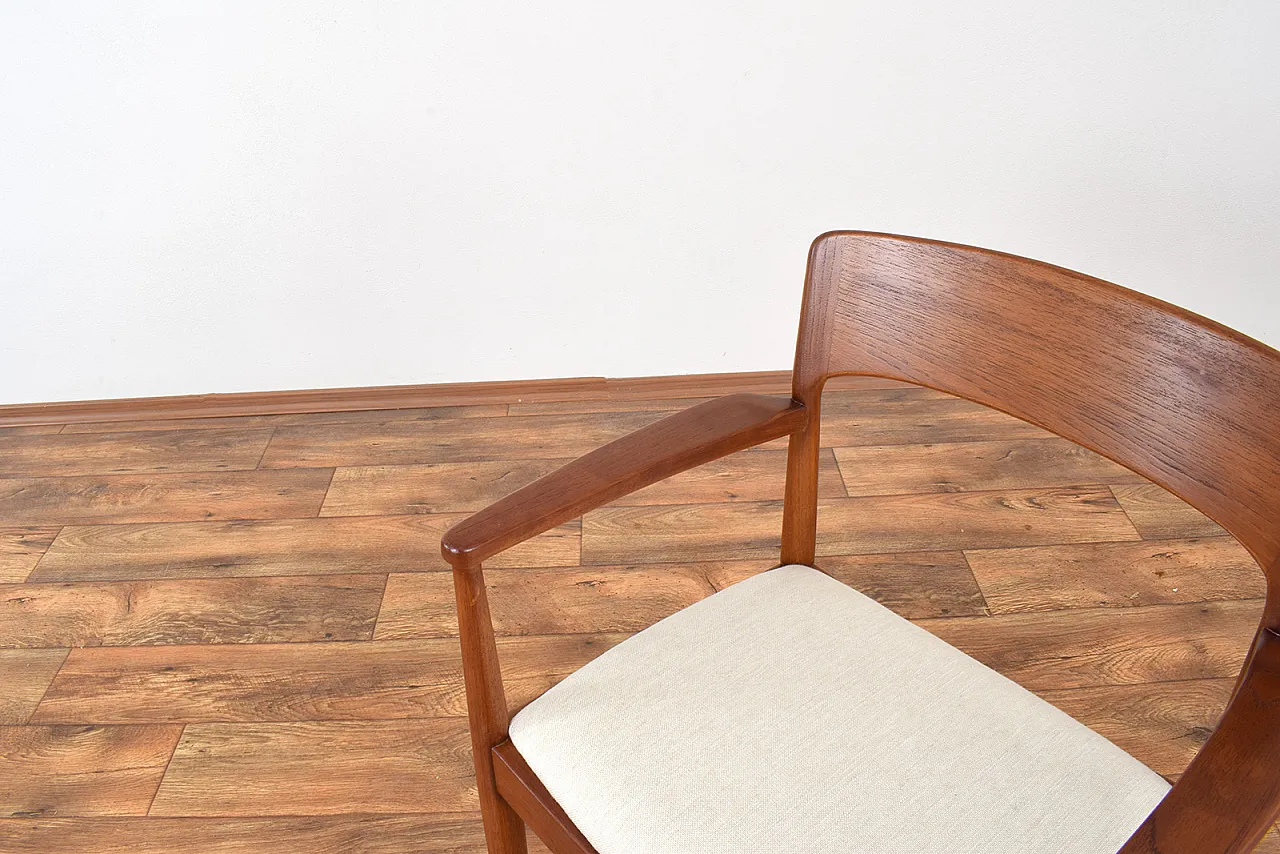 Danish Teak Armchairs by Henning Kjærnulf for Korup Stolefabrik, 1960s 14