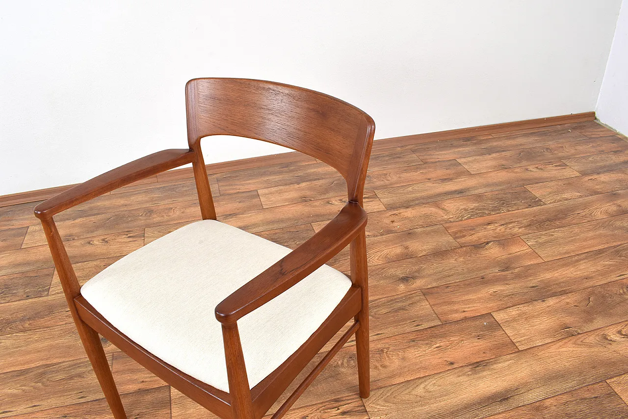 Danish Teak Armchairs by Henning Kjærnulf for Korup Stolefabrik, 1960s 15