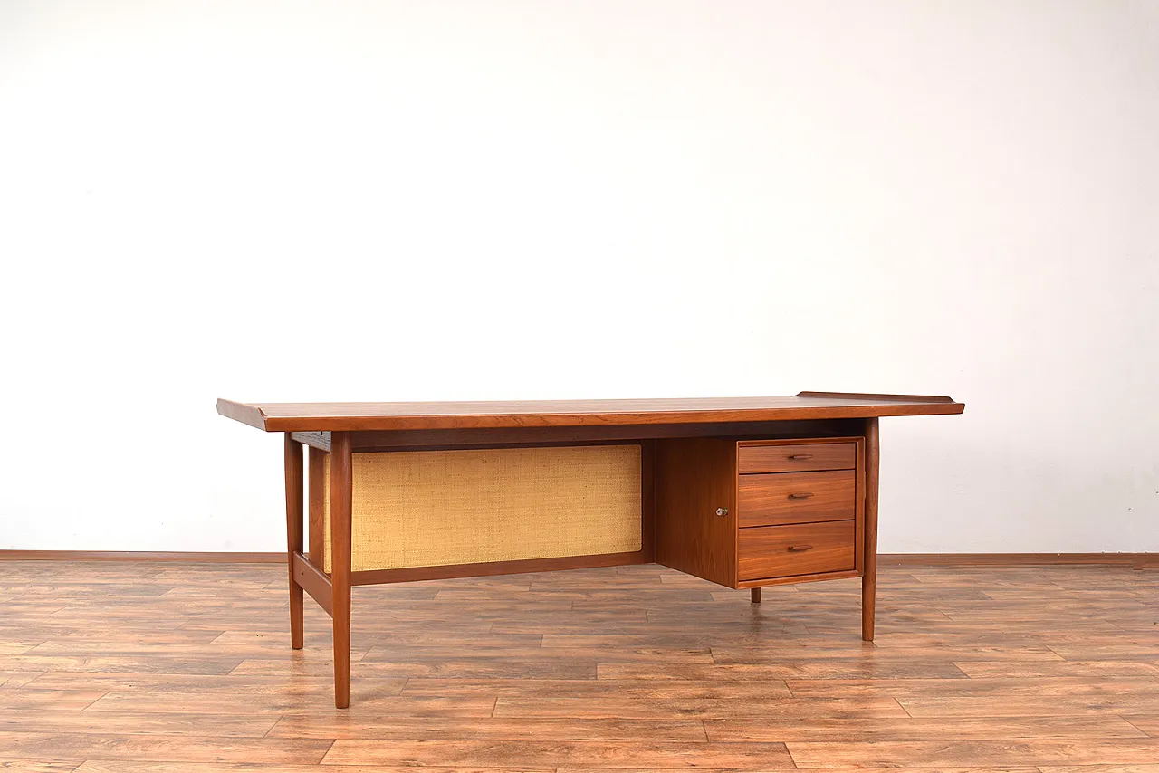 Mid-Century Teak Desk by Arne Vodder for Sibast, 1960s 2