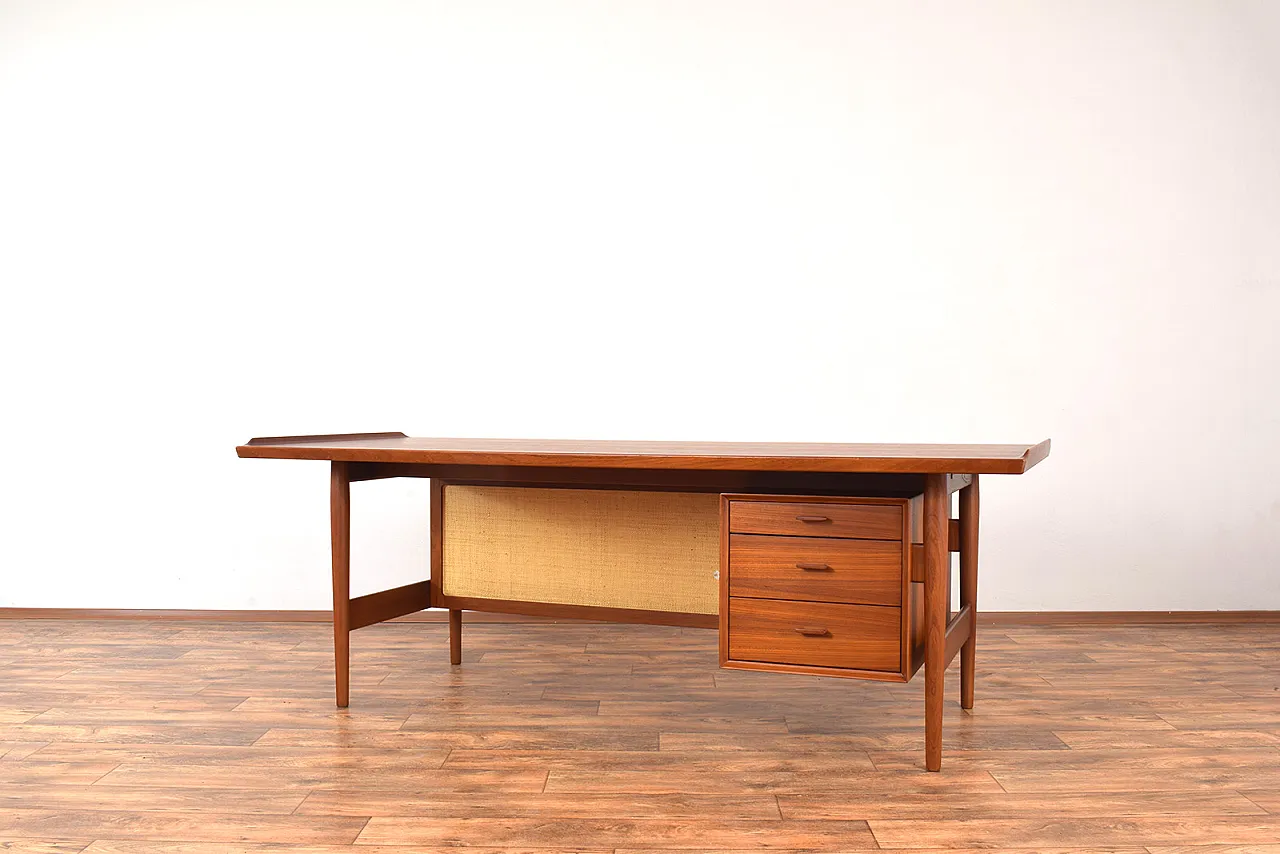 Mid-Century Teak Desk by Arne Vodder for Sibast, 1960s 3