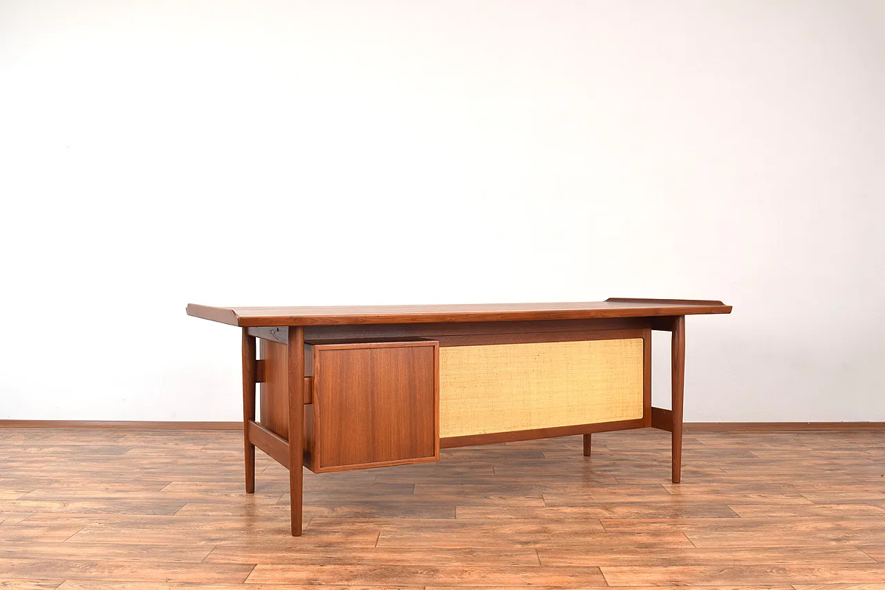 Mid-Century Teak Desk by Arne Vodder for Sibast, 1960s 5