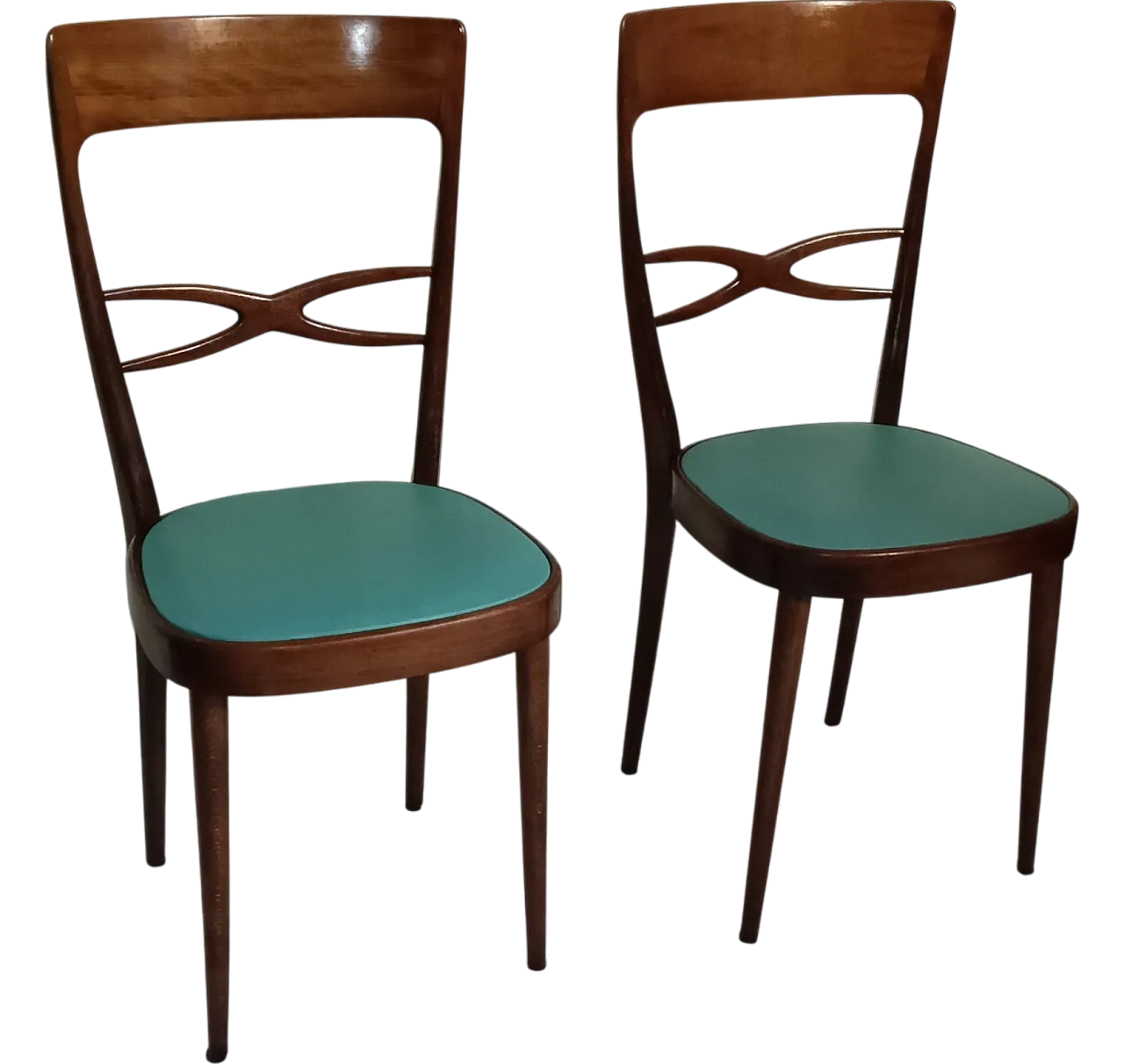 Pair of chairs by Melchiorre Bega, 1950s 21