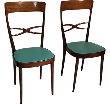 Pair of chairs by Melchiorre Bega, 1950s