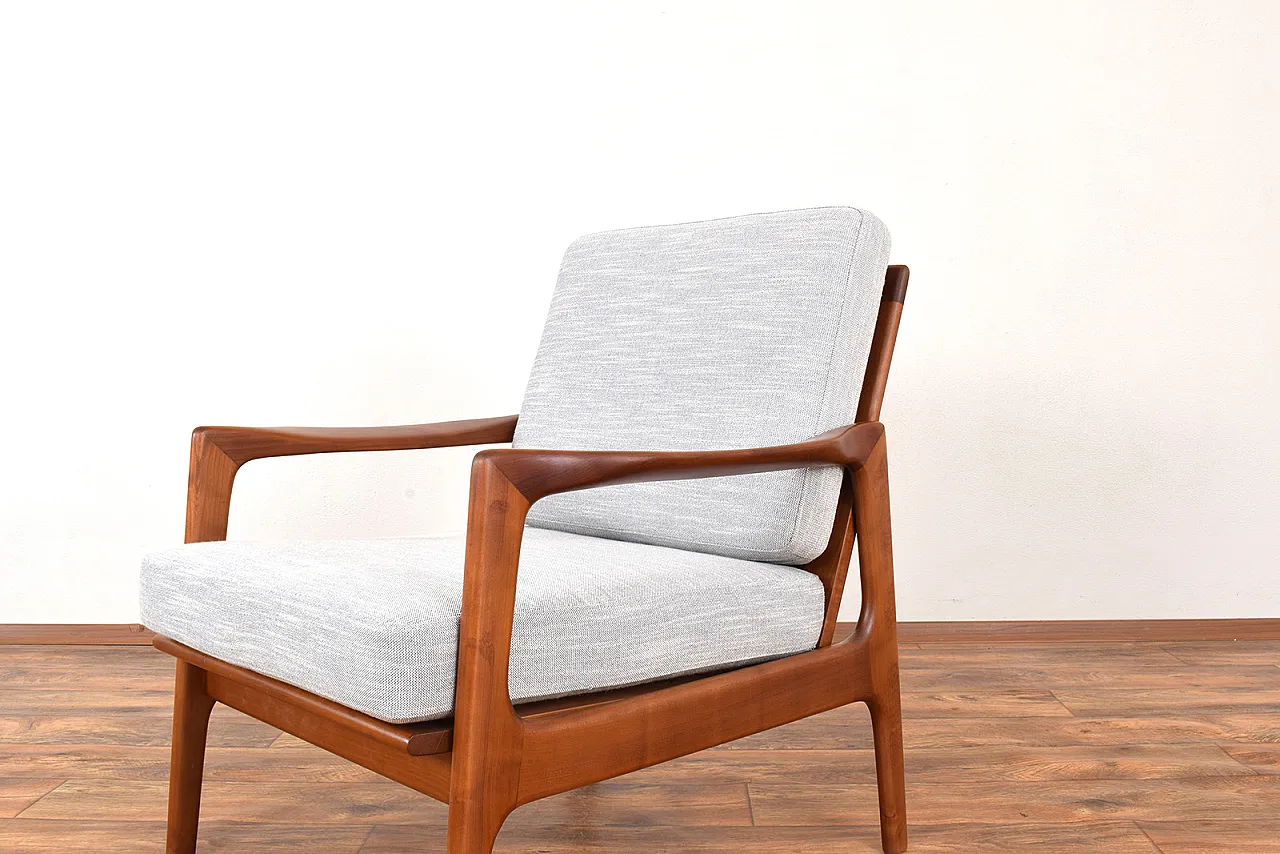 Mid-Century lounge chair by Illum Wikkelsø, 1960s 8