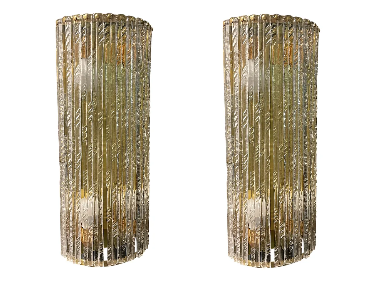 Pair of  Murano glass sconces, 1980s 2