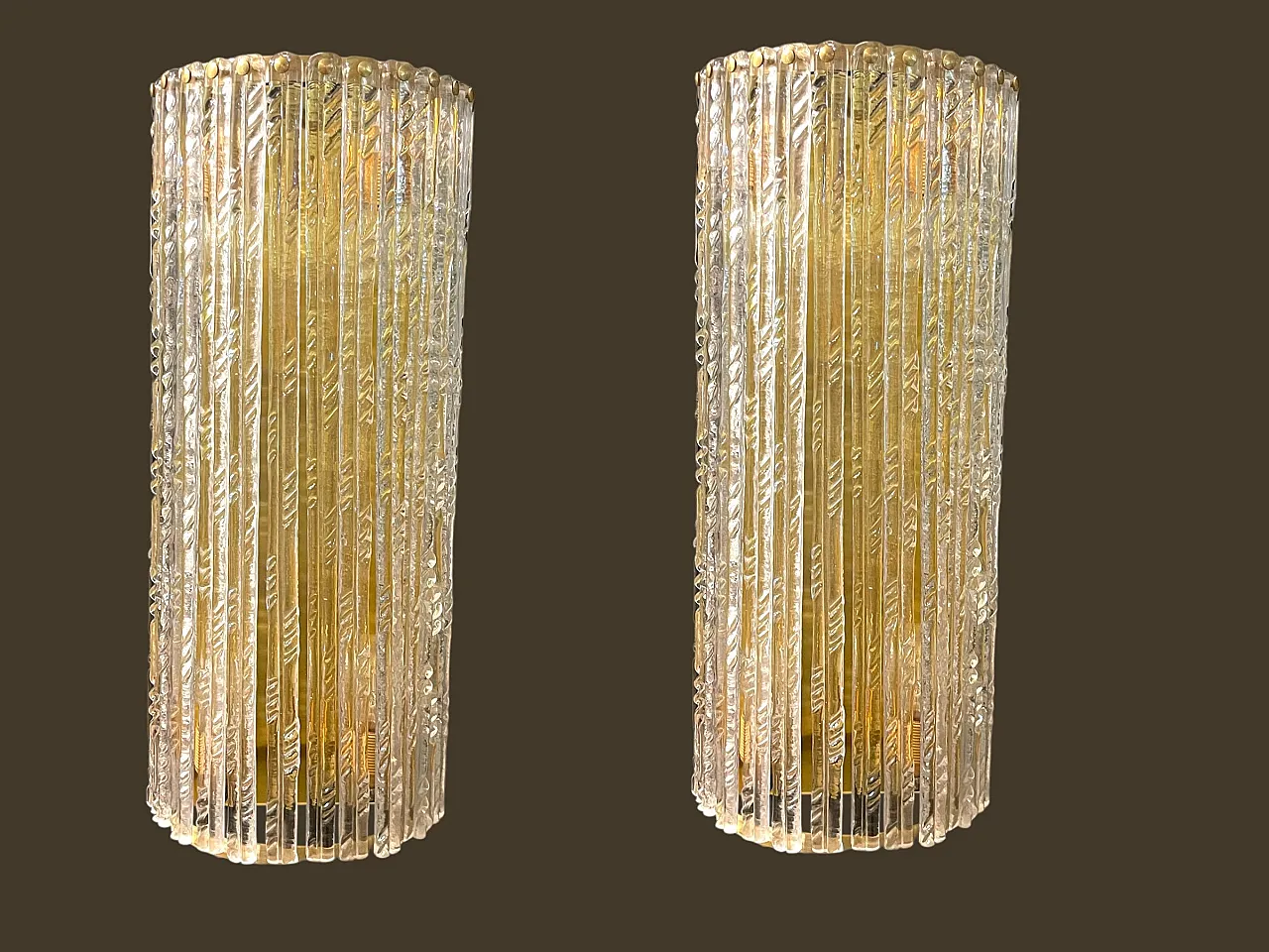 Pair of  Murano glass sconces, 1980s 7