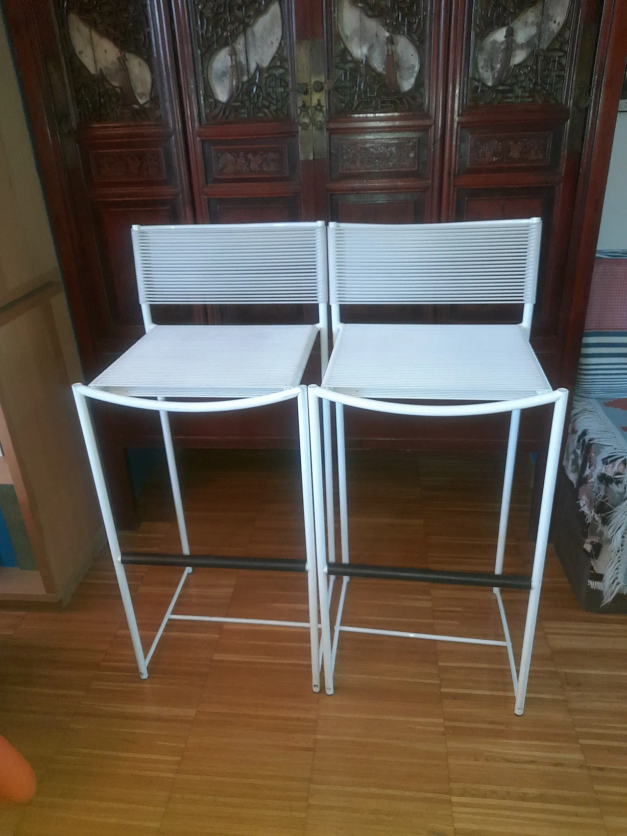 Pair of Alias spaghetti stool, 2000s 1