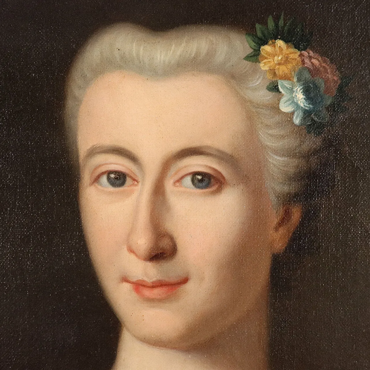 Portrait of a Noblewoman, oil on canvas, 18th century 4