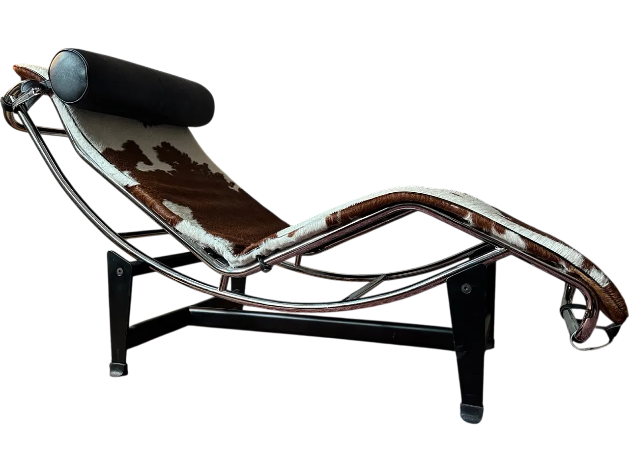 Chaise Longue LC4 in pelo di cavallino maculato di Mdf Italia, 2000 18