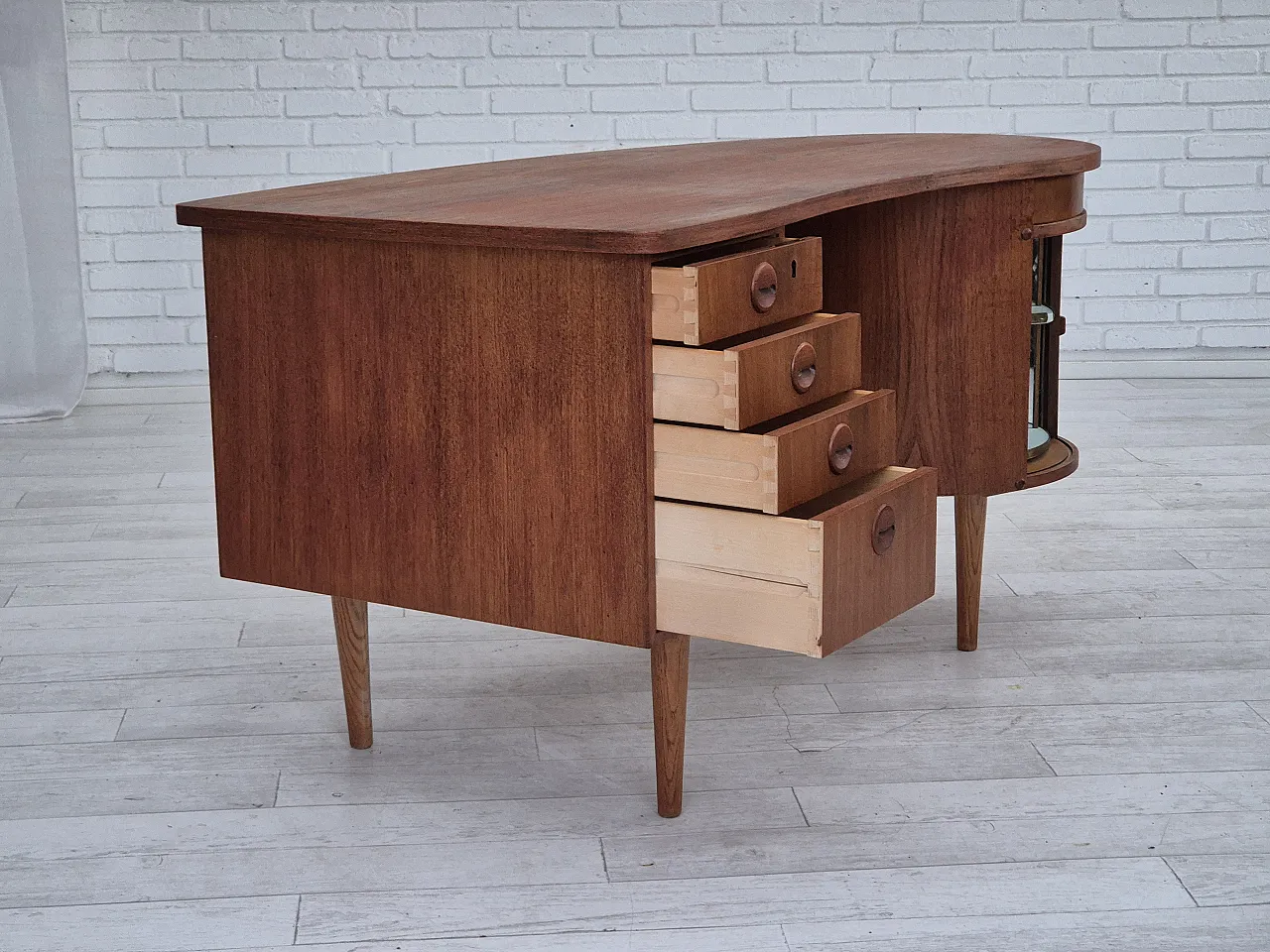 Danish desk by Tibergaard Nielsen for Ikast Møbelfabrik, 60s 7