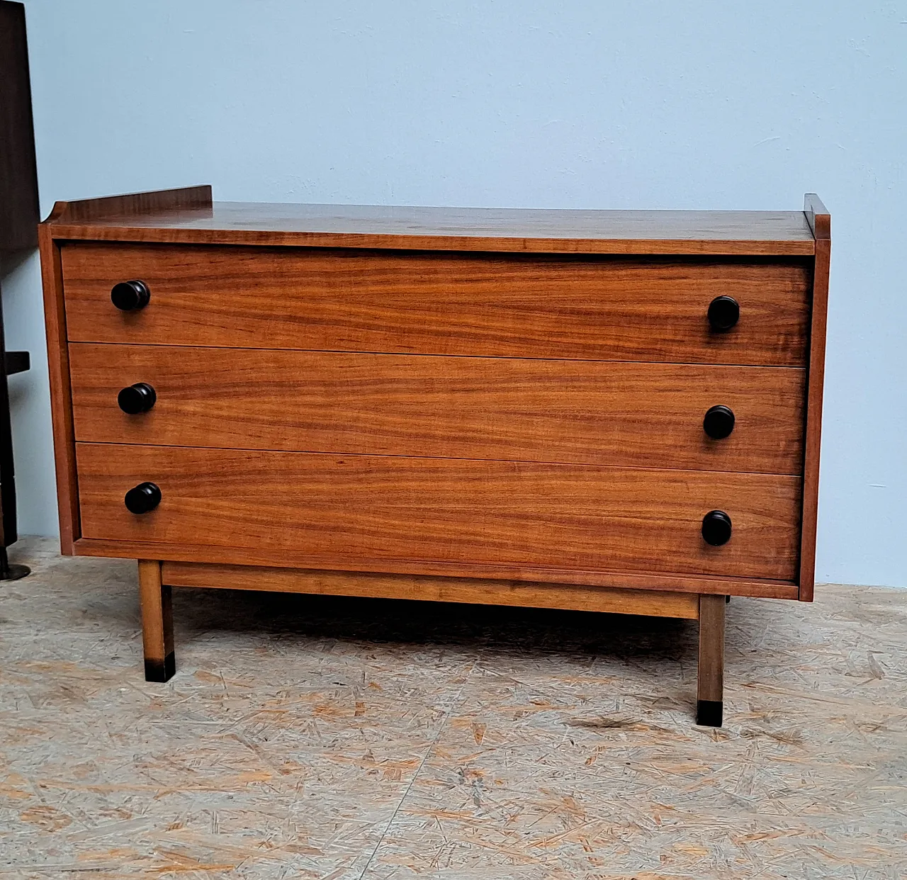 Cassettiera scandinava in teak, anni '60 3