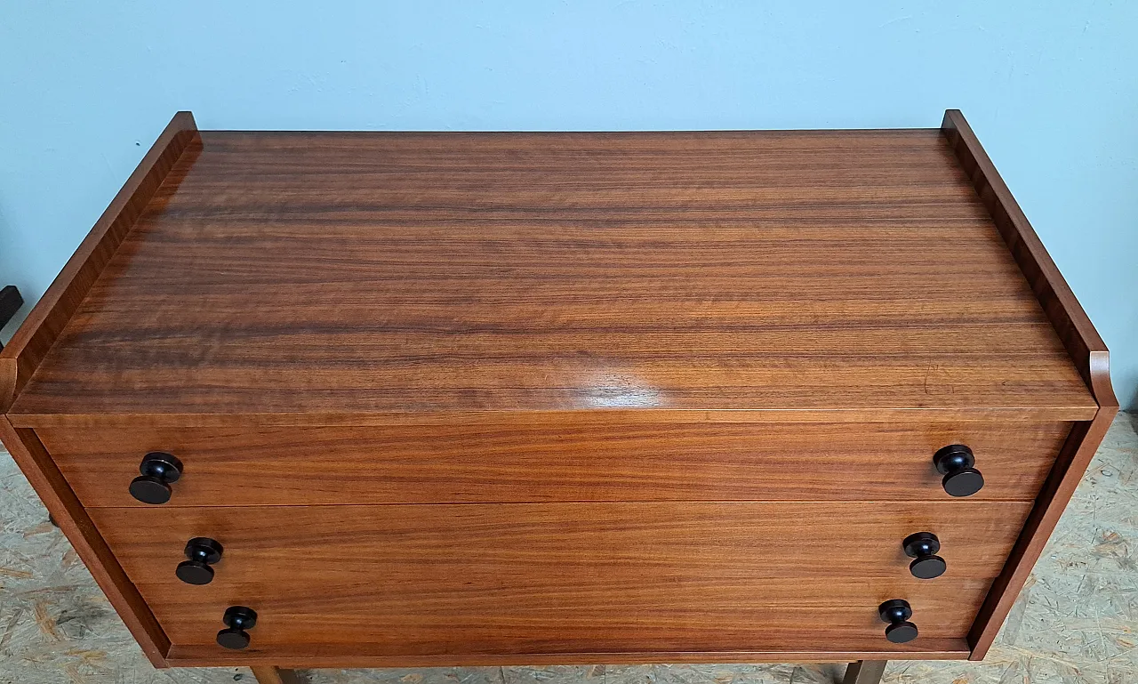 Cassettiera scandinava in teak, anni '60 8