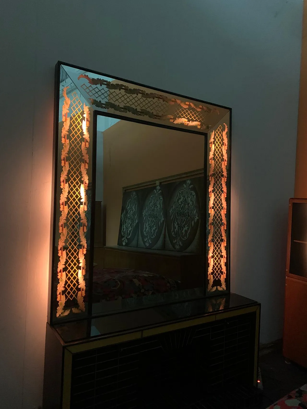 Sideboard with Mirror by Luigi Brusotti, 1940s 1478063