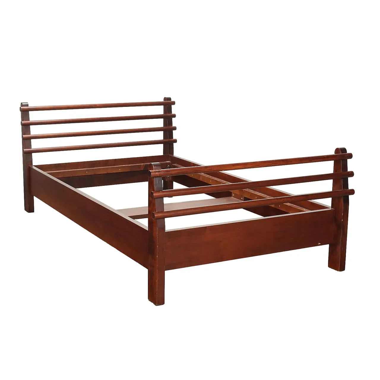 Wooden bed, late 20th century 1