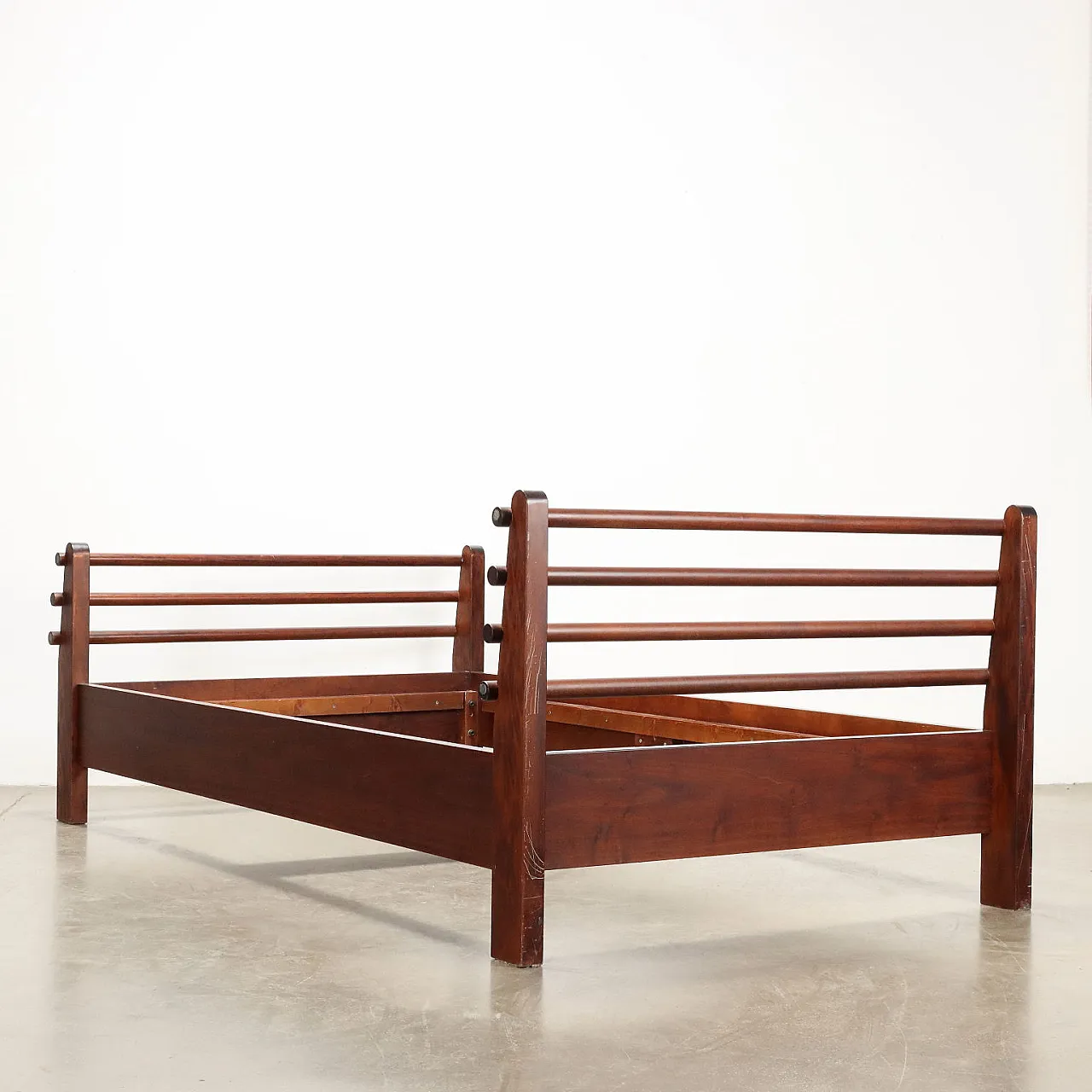 Wooden bed, late 20th century 8