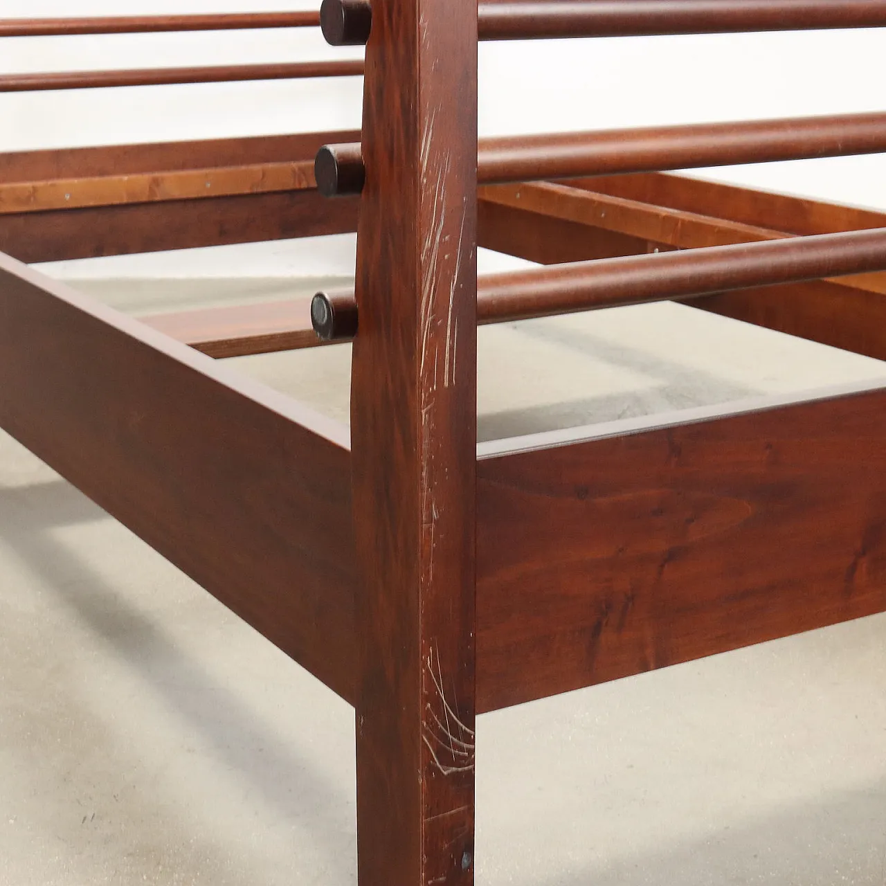 Wooden bed, late 20th century 9