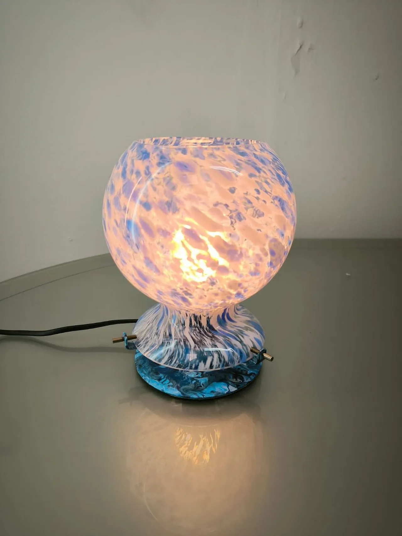 Murano glass table lamp, 1970s 6