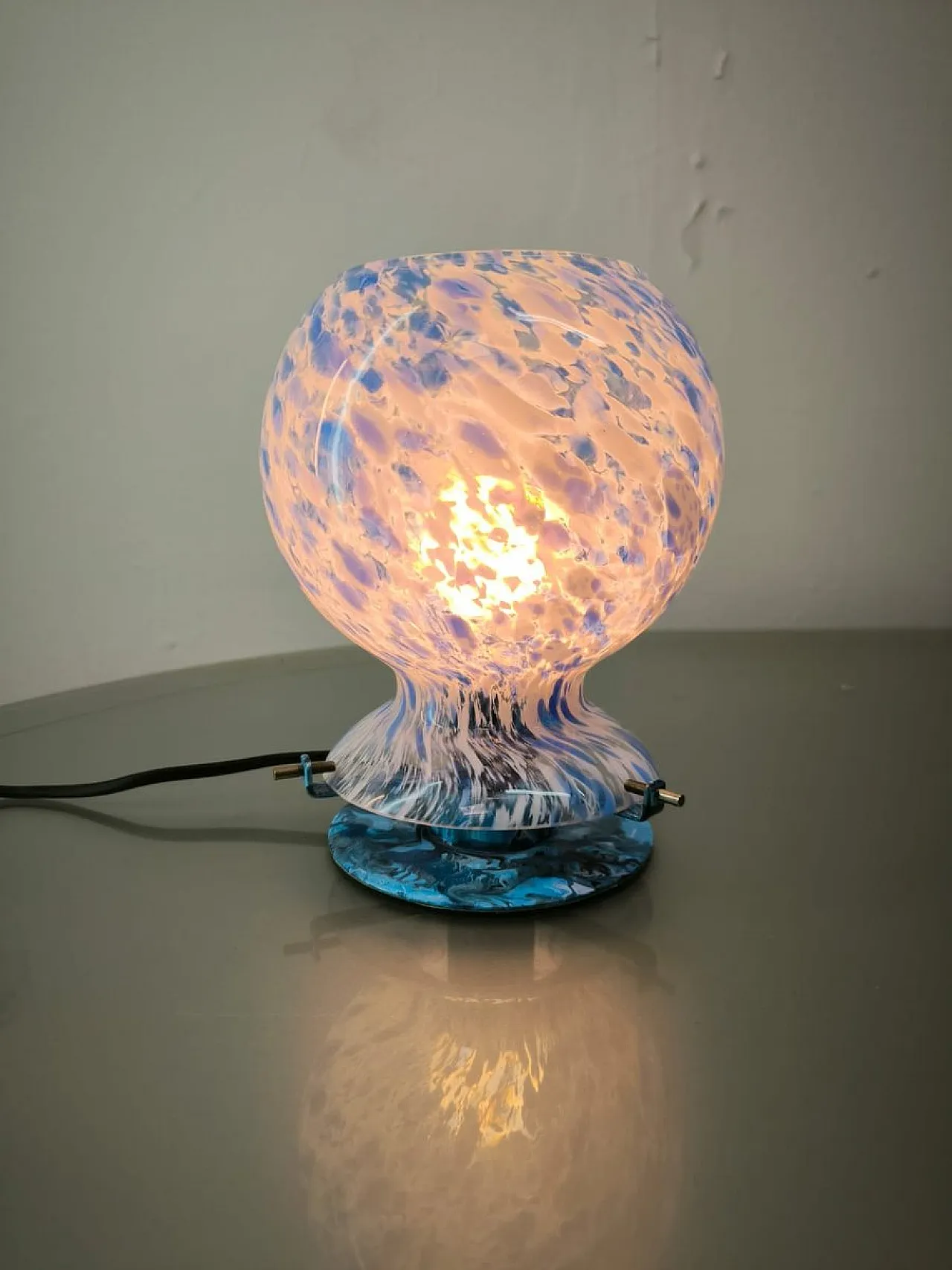 Murano glass table lamp, 1970s 7