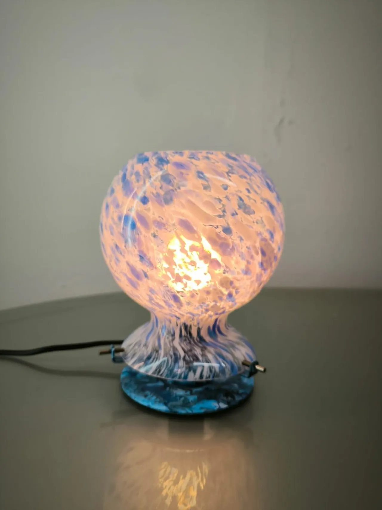 Murano glass table lamp, 1970s 8