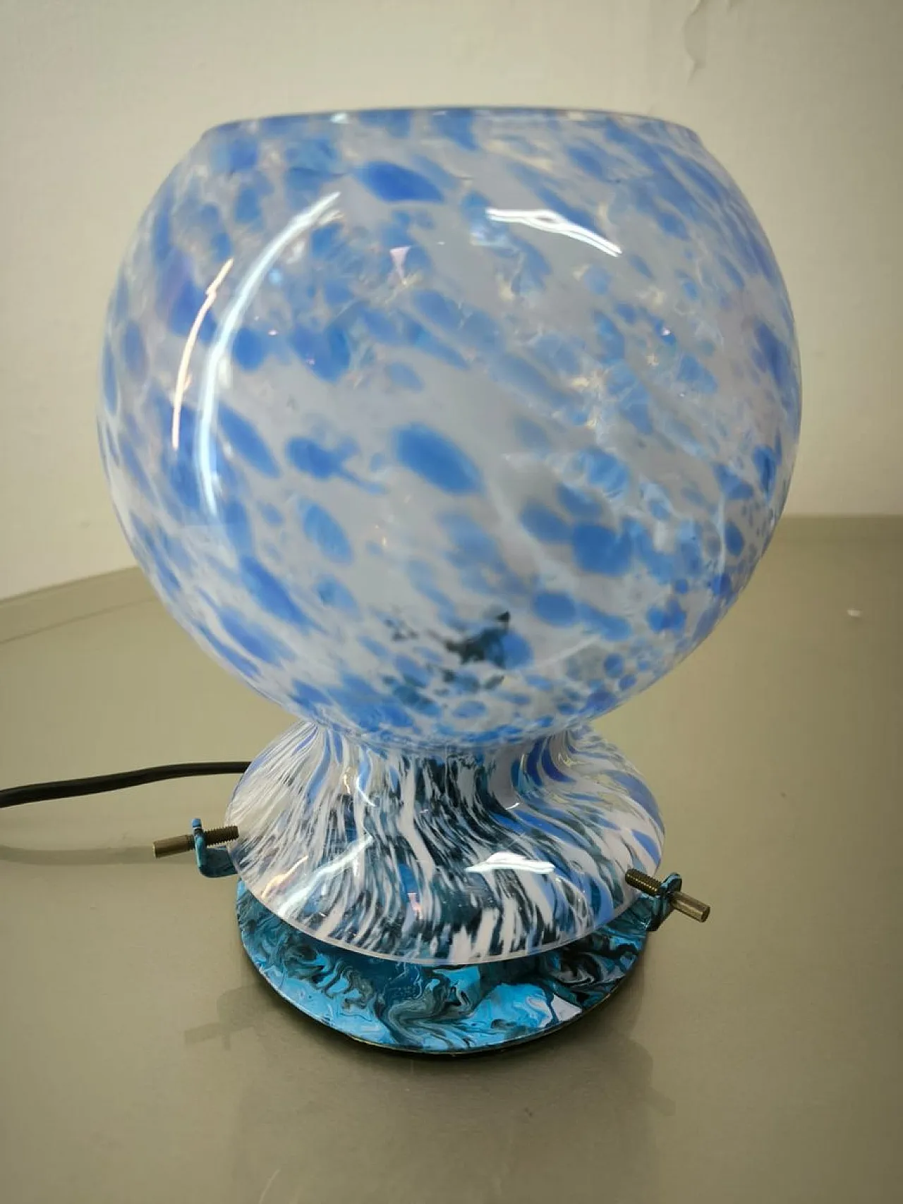 Murano glass table lamp, 1970s 13