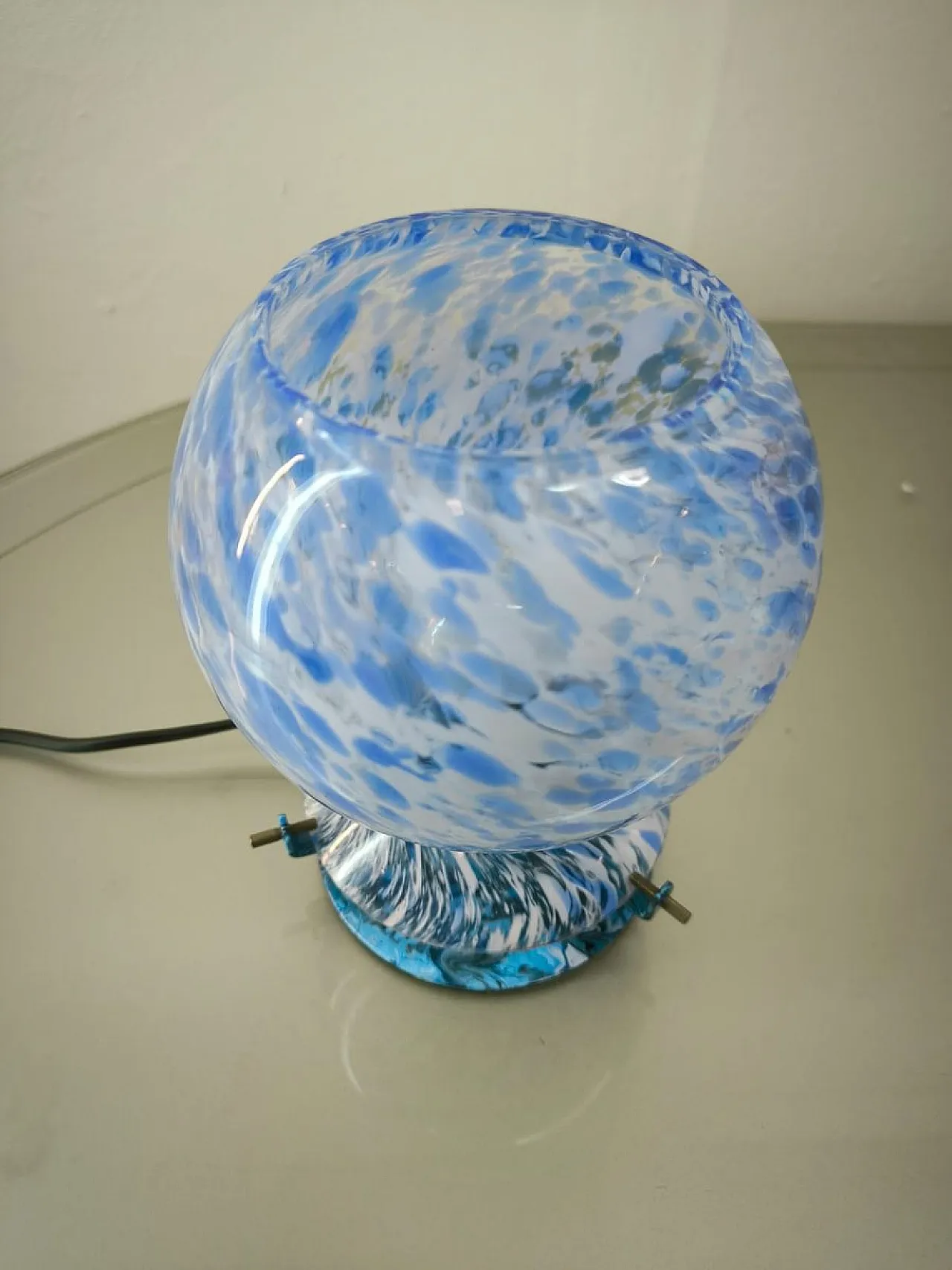 Murano glass table lamp, 1970s 14