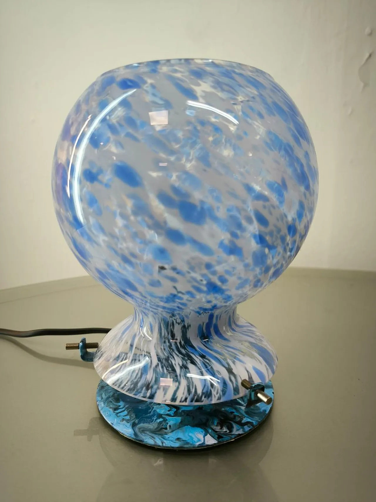 Murano glass table lamp, 1970s 15