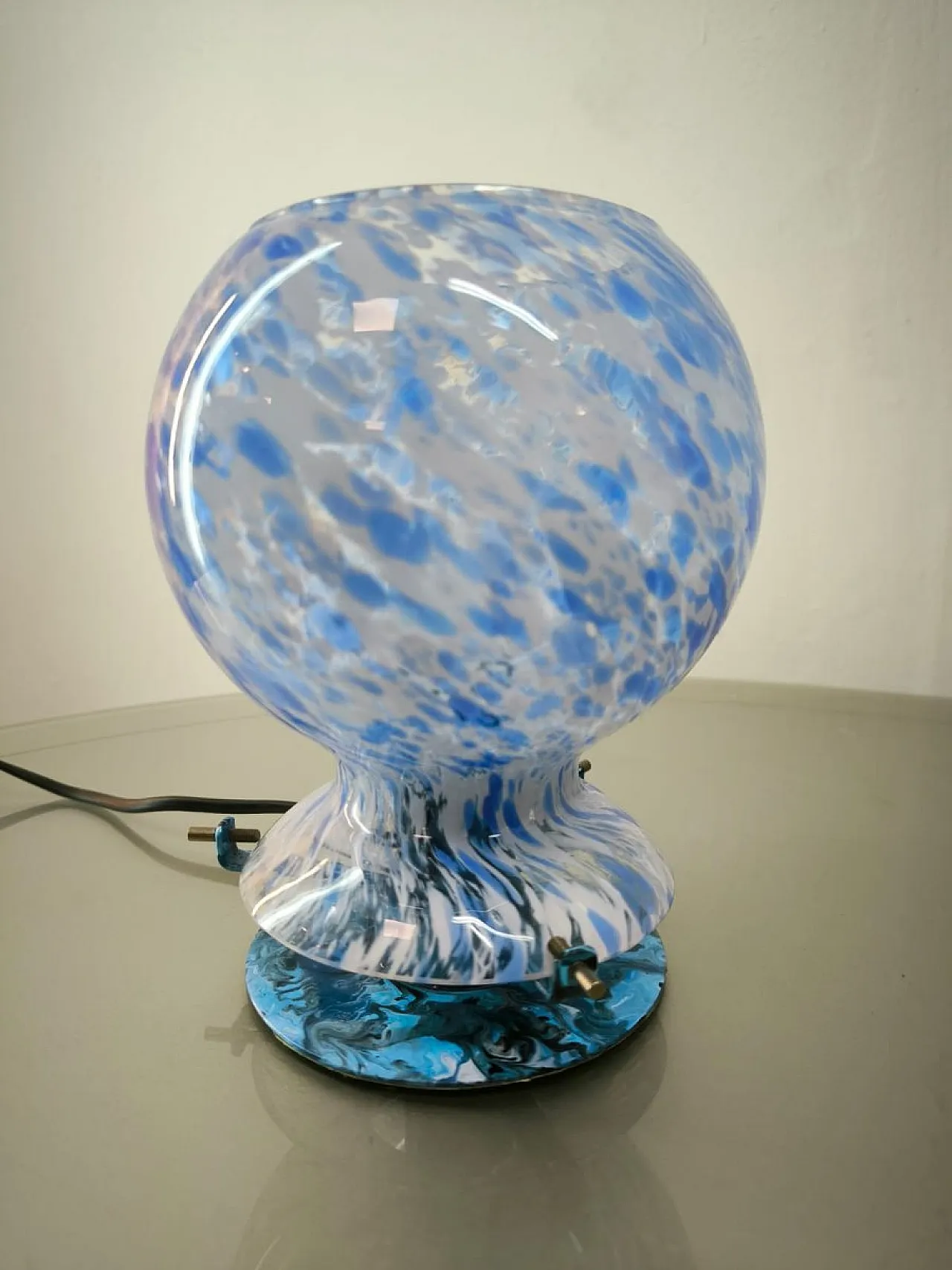 Murano glass table lamp, 1970s 16