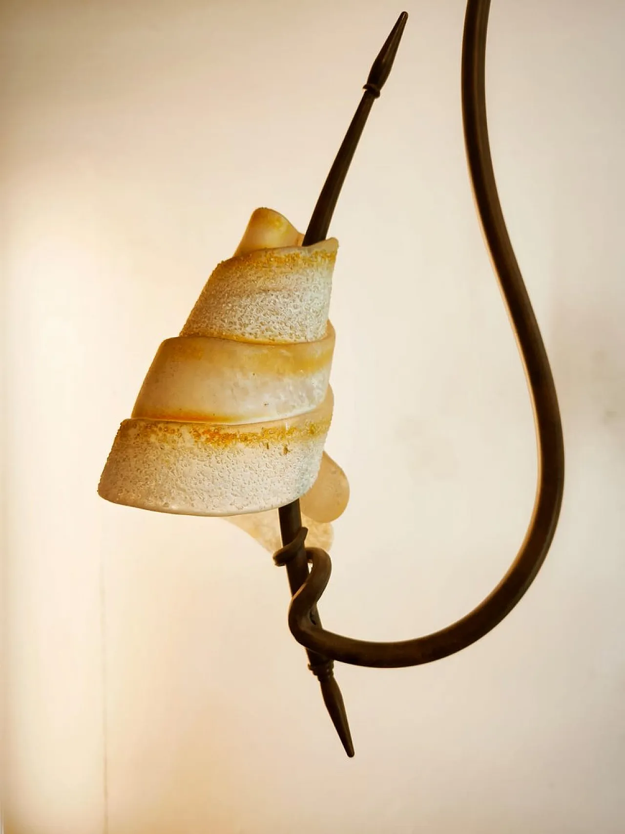 Lipparini Murano glass pendant lamp, 1990s 10