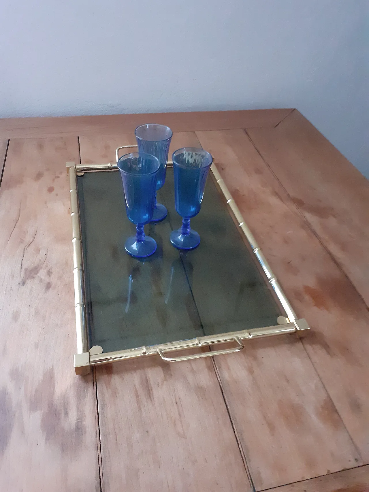 Regency style tray, 80s 5