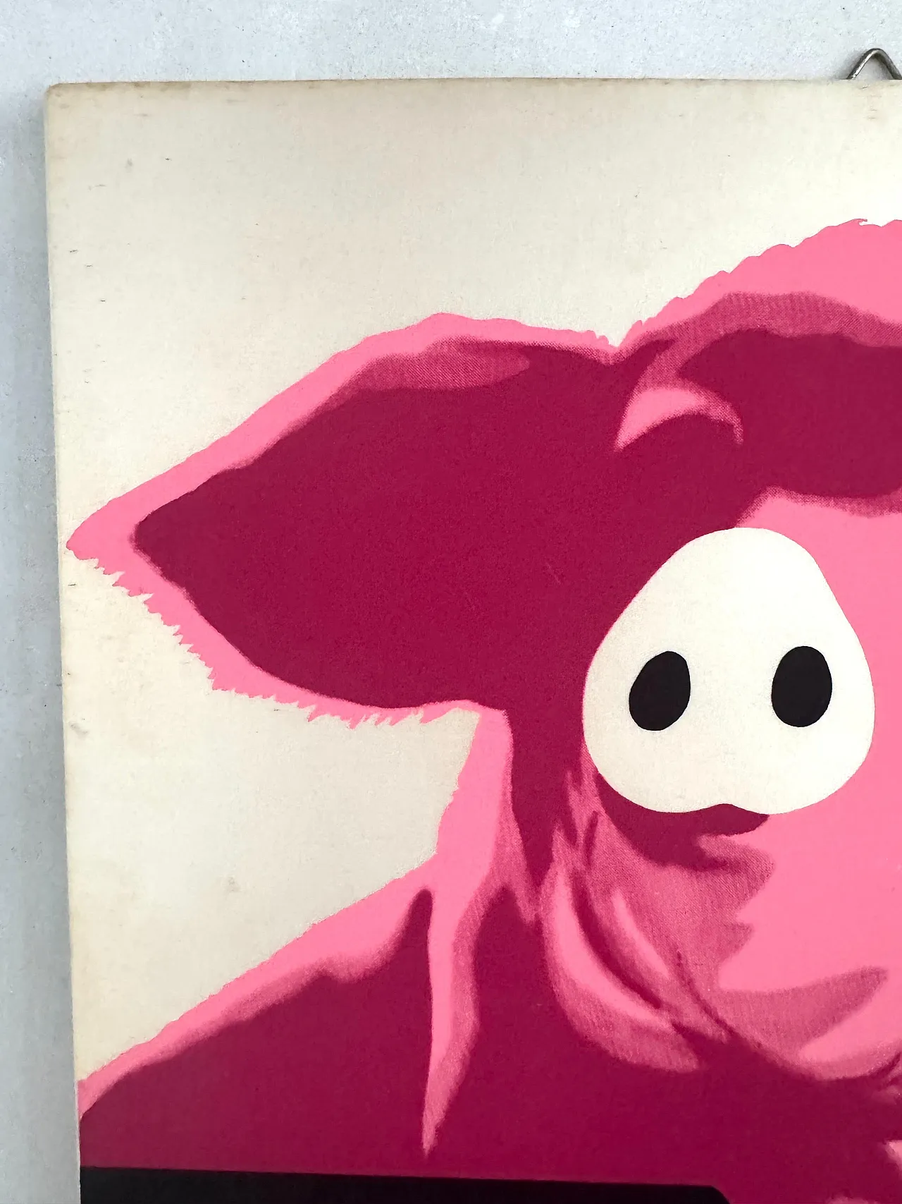 Portrait of a Young Pig by Armando Testa, silkscreen print, 1960s 6