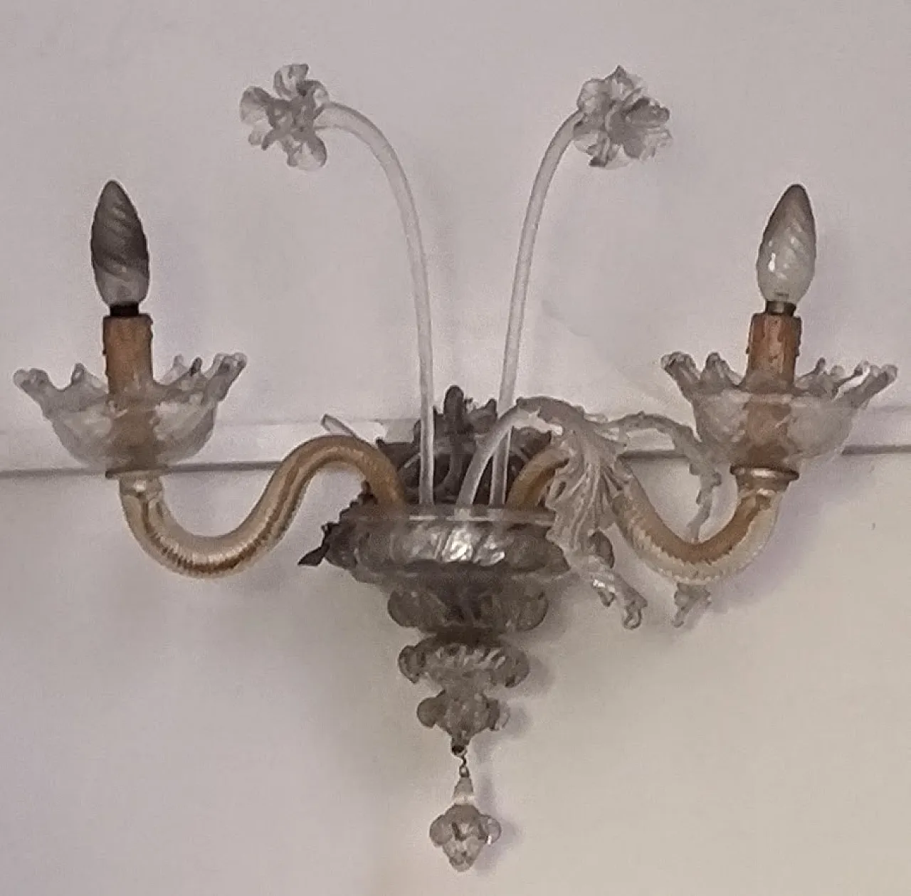 4 Murano classic Chadeliers and 7 sconces,  1930s 3